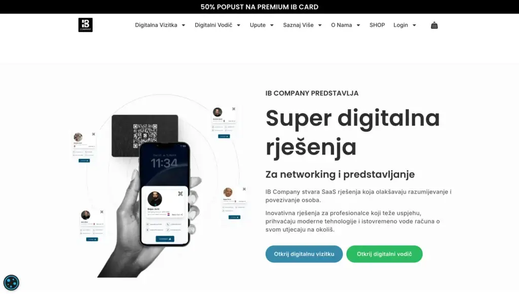 Ibcompany.eu business website screenshot
