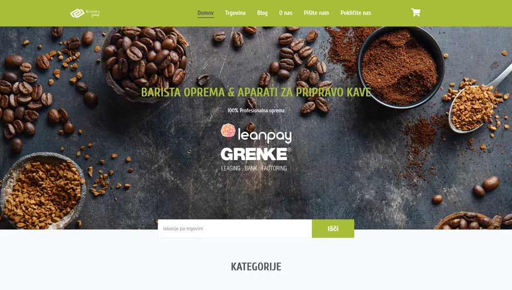 Romita.si service website screenshot